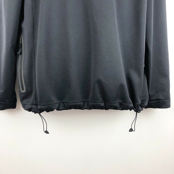 Nike Golf 1/2 Zip Black Gray Long Sleeve Jacket - Picture 6 of 12